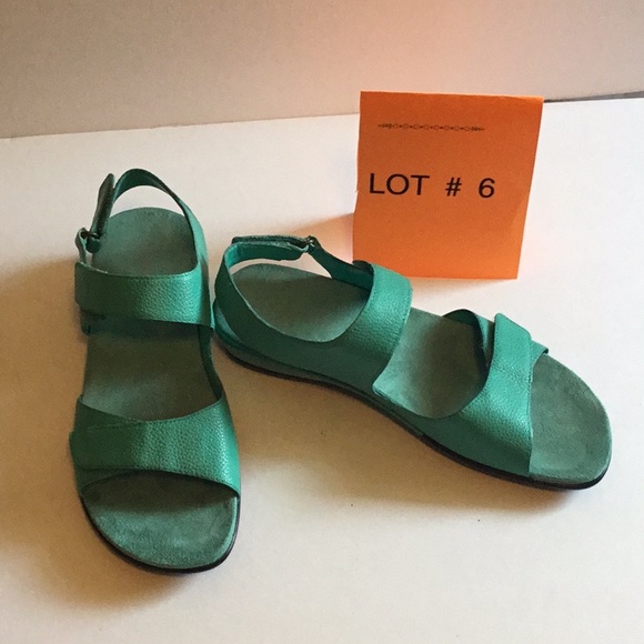 ladies teal sandals